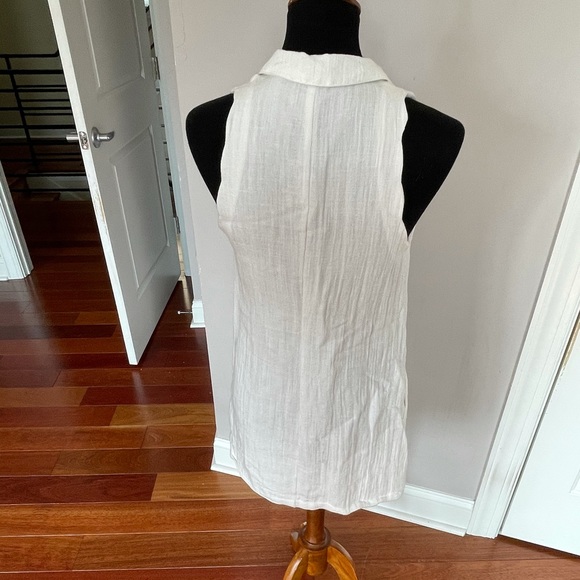 White button up tunic with pockets - Picture 4 of 5